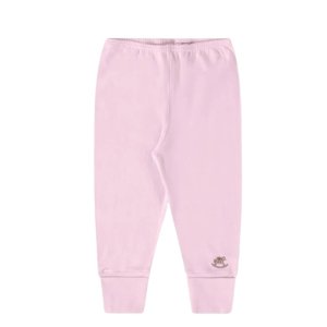 Calça suedine UP BABY Tam: RN ao G-Rosa B