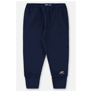 Calça suedine UP BABY Tam: RN ao G-Azul Marinho